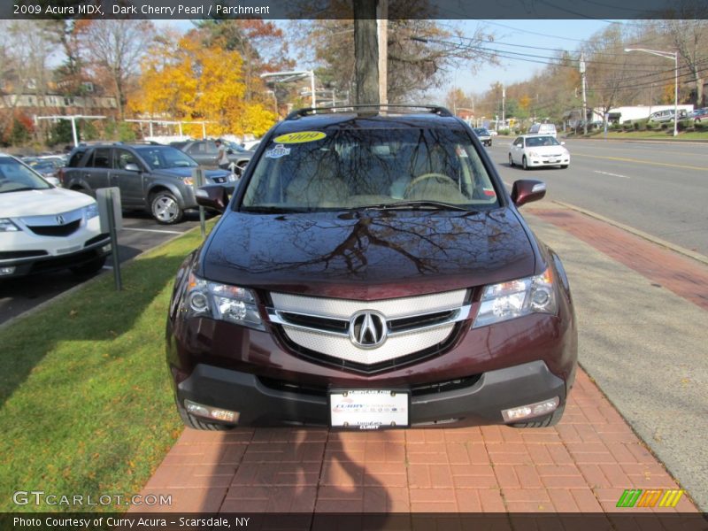 Dark Cherry Pearl / Parchment 2009 Acura MDX