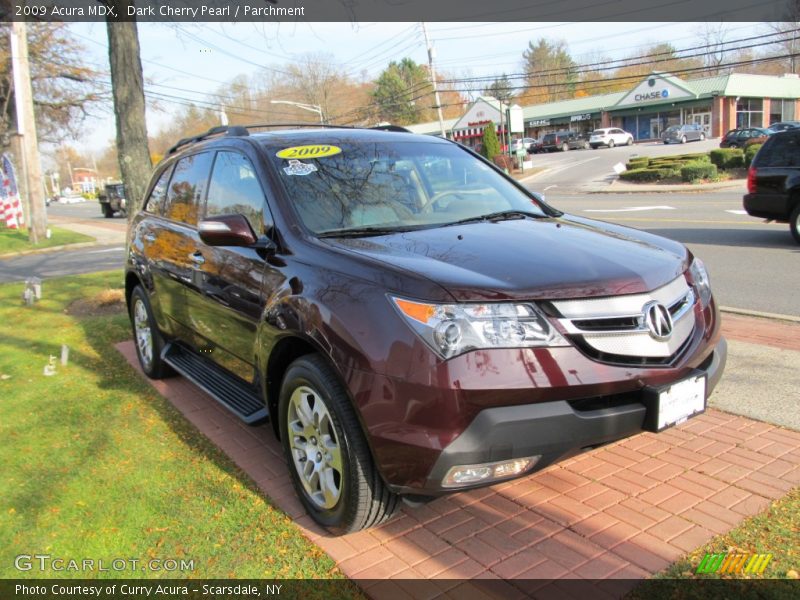 Dark Cherry Pearl / Parchment 2009 Acura MDX