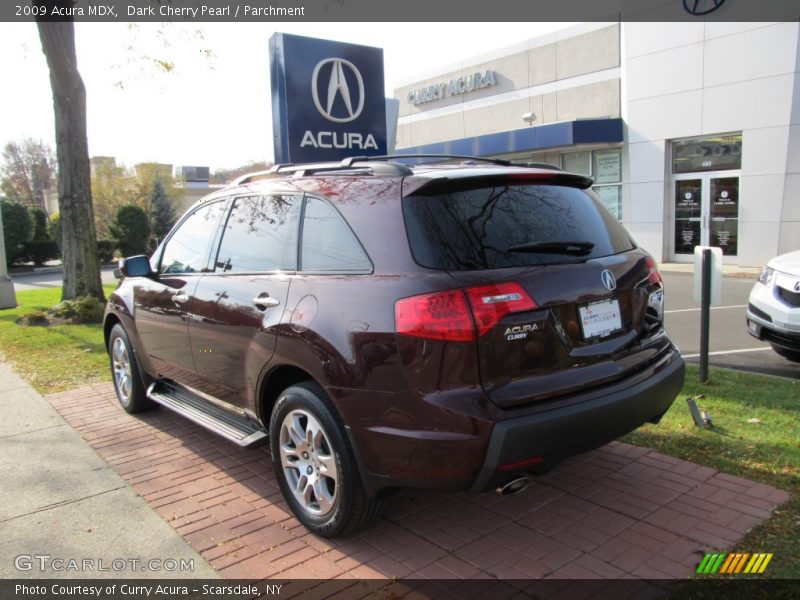 Dark Cherry Pearl / Parchment 2009 Acura MDX