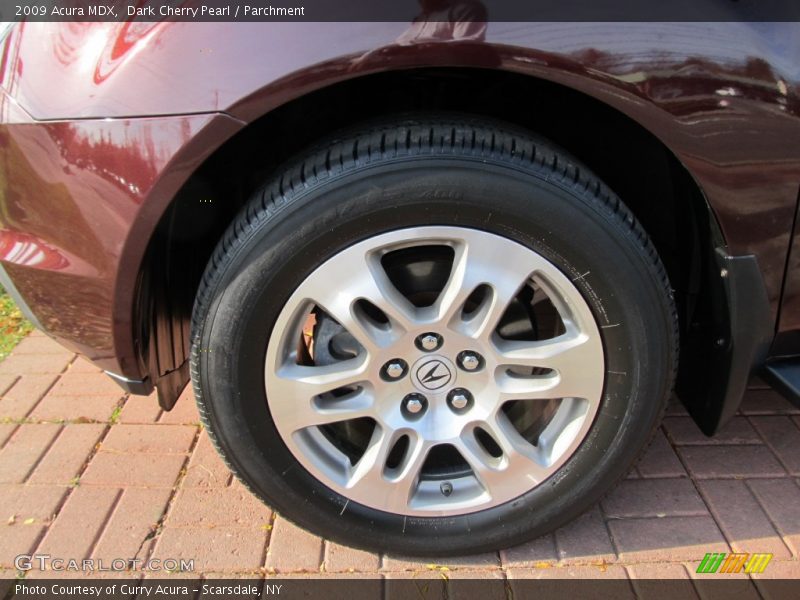 Dark Cherry Pearl / Parchment 2009 Acura MDX