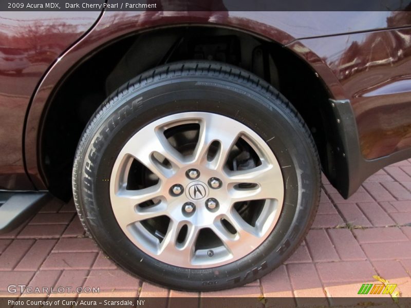 Dark Cherry Pearl / Parchment 2009 Acura MDX