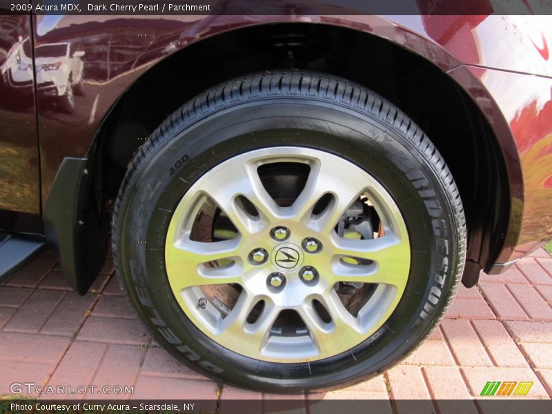 Dark Cherry Pearl / Parchment 2009 Acura MDX