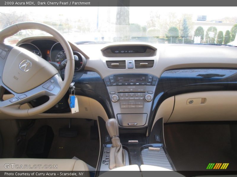 Dark Cherry Pearl / Parchment 2009 Acura MDX
