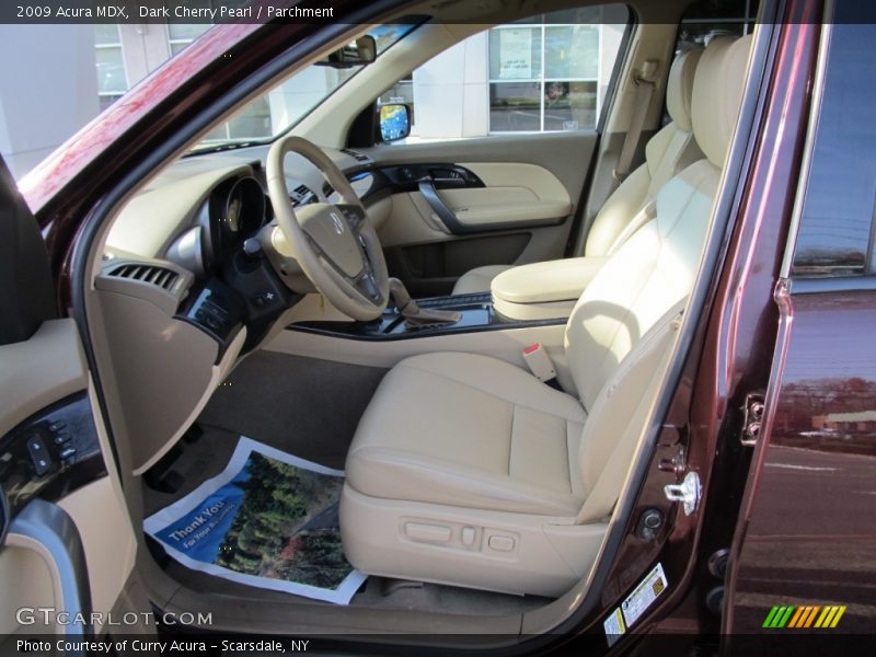 Dark Cherry Pearl / Parchment 2009 Acura MDX