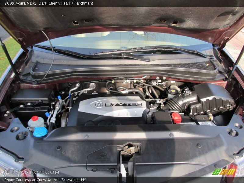 Dark Cherry Pearl / Parchment 2009 Acura MDX