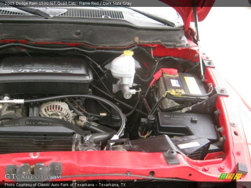 Flame Red / Dark Slate Gray 2005 Dodge Ram 1500 SLT Quad Cab