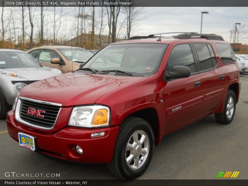 Magnetic Red Metallic / Medium Pewter 2004 GMC Envoy XL SLT 4x4