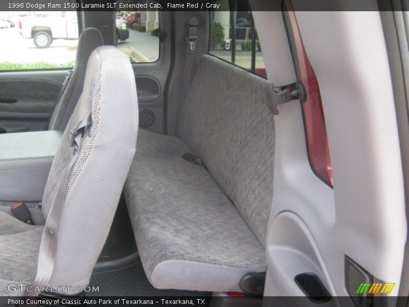 Flame Red / Gray 1998 Dodge Ram 1500 Laramie SLT Extended Cab