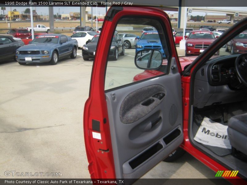 Flame Red / Gray 1998 Dodge Ram 1500 Laramie SLT Extended Cab