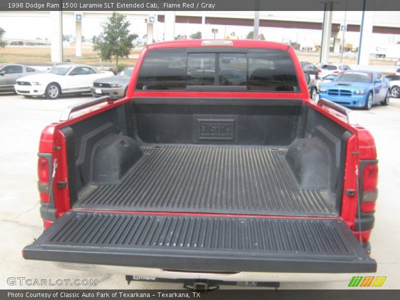Flame Red / Gray 1998 Dodge Ram 1500 Laramie SLT Extended Cab