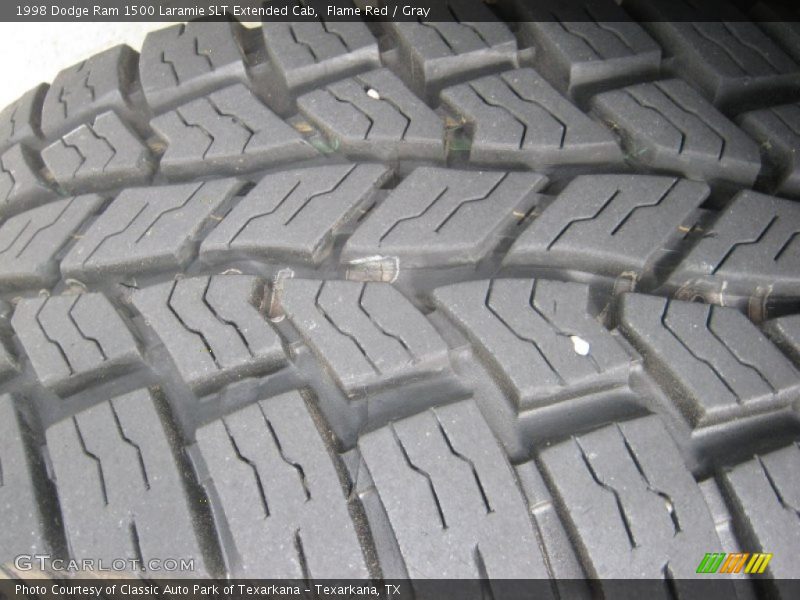 Flame Red / Gray 1998 Dodge Ram 1500 Laramie SLT Extended Cab