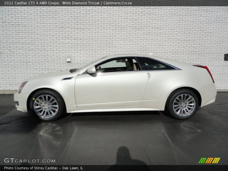  2012 CTS 4 AWD Coupe White Diamond Tricoat