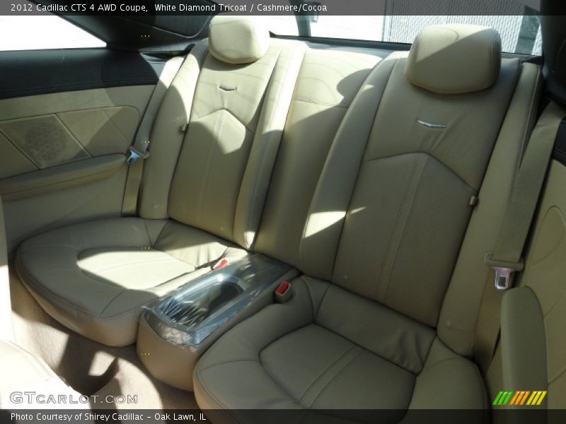 White Diamond Tricoat / Cashmere/Cocoa 2012 Cadillac CTS 4 AWD Coupe