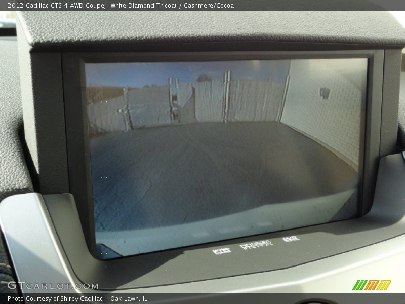 White Diamond Tricoat / Cashmere/Cocoa 2012 Cadillac CTS 4 AWD Coupe