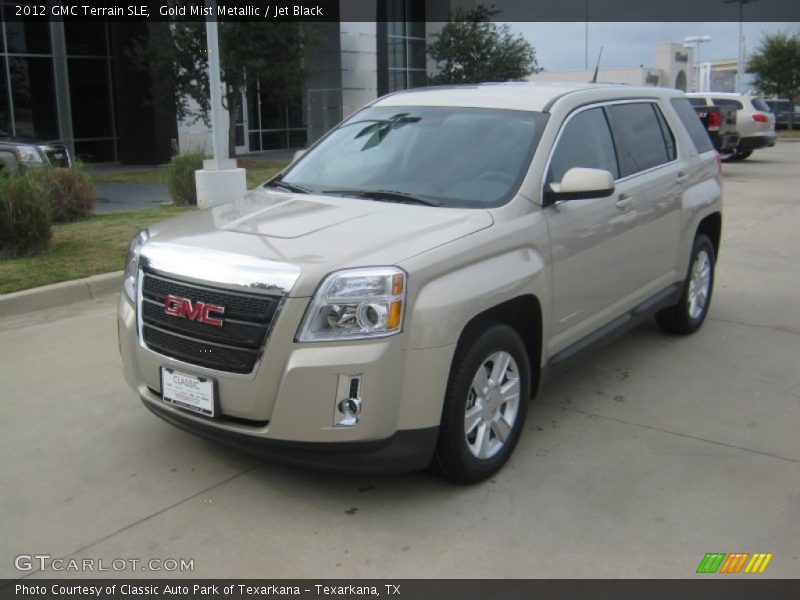 Gold Mist Metallic / Jet Black 2012 GMC Terrain SLE