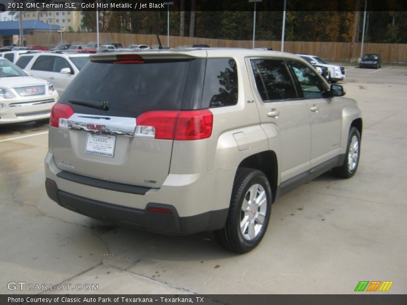 Gold Mist Metallic / Jet Black 2012 GMC Terrain SLE