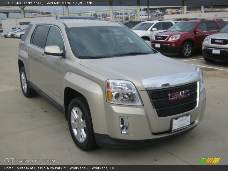 Gold Mist Metallic / Jet Black 2012 GMC Terrain SLE