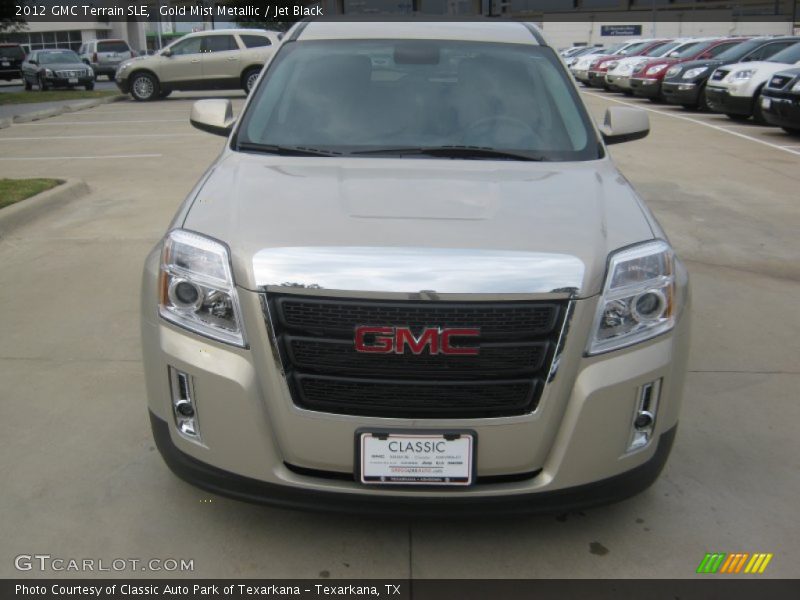 Gold Mist Metallic / Jet Black 2012 GMC Terrain SLE