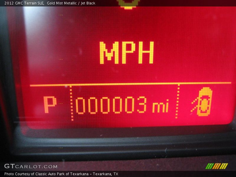Gold Mist Metallic / Jet Black 2012 GMC Terrain SLE
