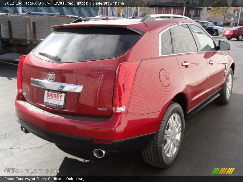 Crystal Red Tintcoat / Shale/Brownstone 2012 Cadillac SRX Luxury