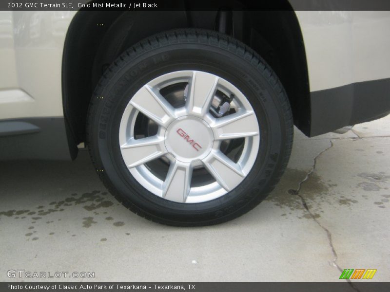 Gold Mist Metallic / Jet Black 2012 GMC Terrain SLE