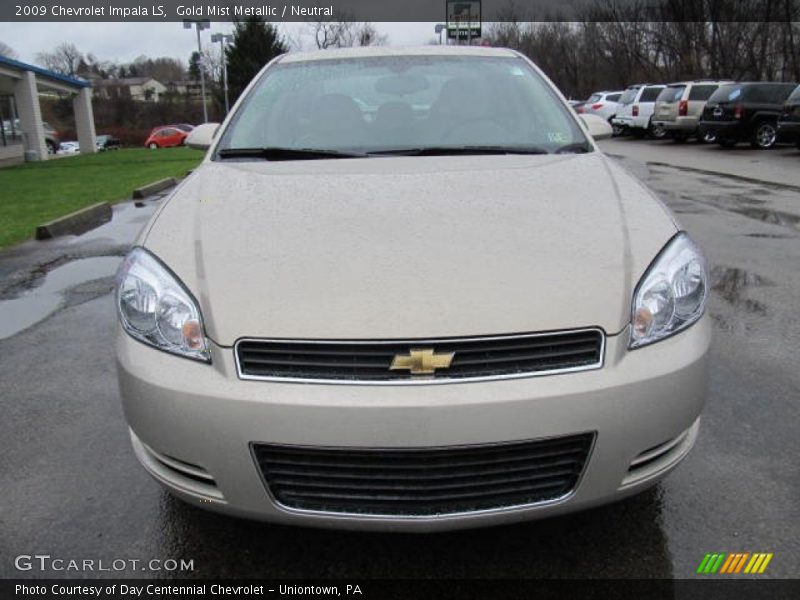 Gold Mist Metallic / Neutral 2009 Chevrolet Impala LS