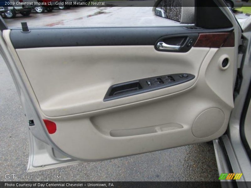 Gold Mist Metallic / Neutral 2009 Chevrolet Impala LS