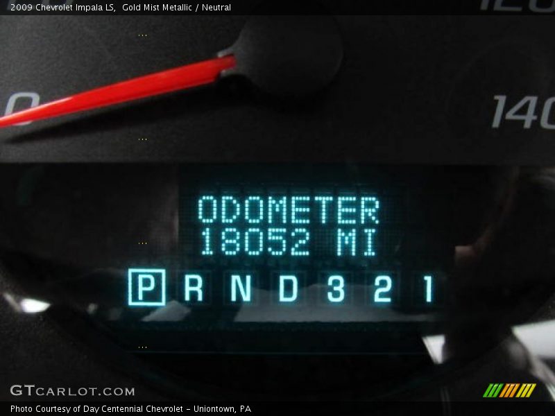 Gold Mist Metallic / Neutral 2009 Chevrolet Impala LS