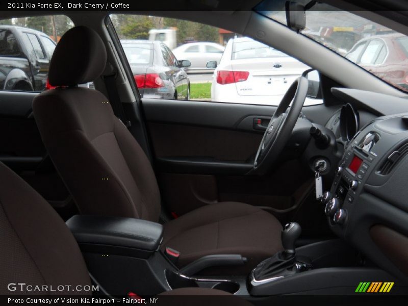Dark Cherry / Coffee 2011 Kia Forte EX