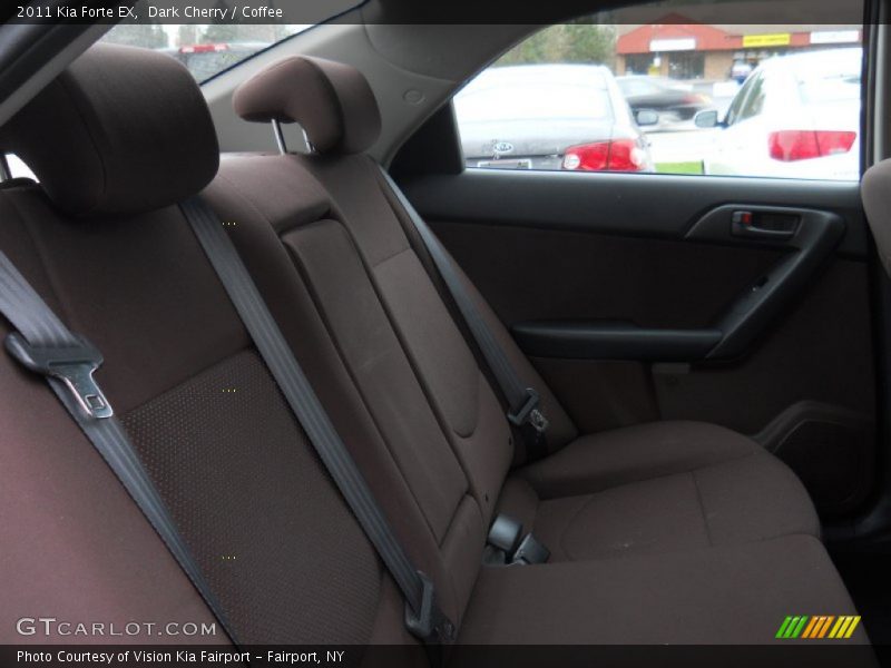 Dark Cherry / Coffee 2011 Kia Forte EX