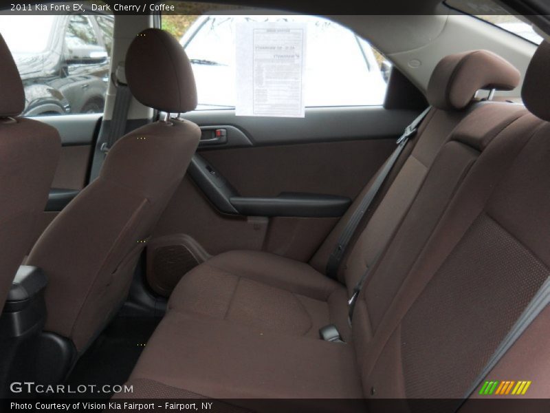 Dark Cherry / Coffee 2011 Kia Forte EX