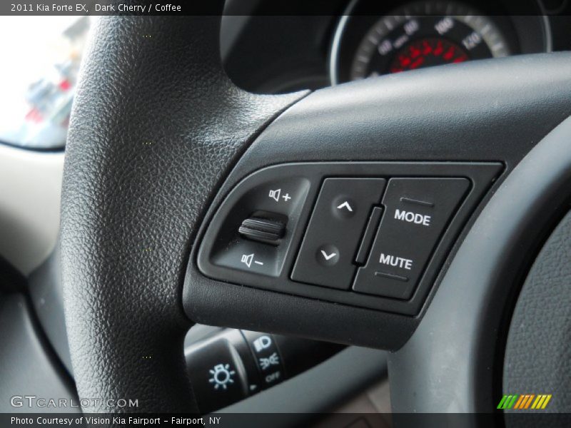 Dark Cherry / Coffee 2011 Kia Forte EX
