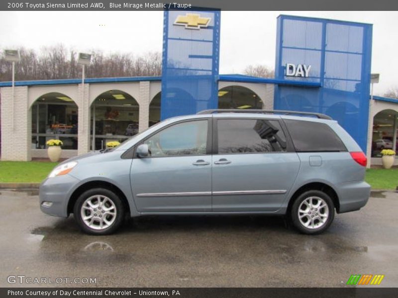 Blue Mirage Metallic / Taupe 2006 Toyota Sienna Limited AWD
