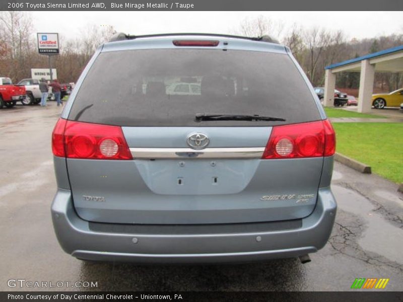 Blue Mirage Metallic / Taupe 2006 Toyota Sienna Limited AWD