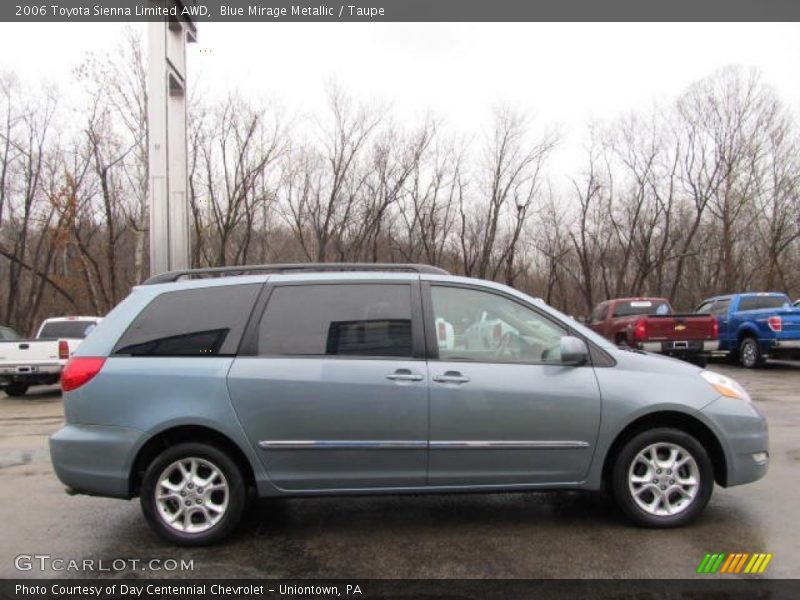 Blue Mirage Metallic / Taupe 2006 Toyota Sienna Limited AWD