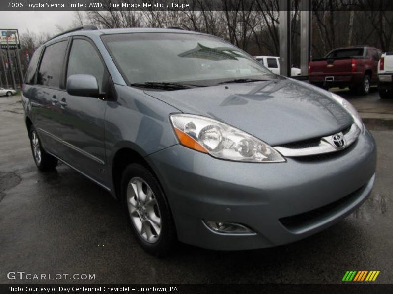 Blue Mirage Metallic / Taupe 2006 Toyota Sienna Limited AWD