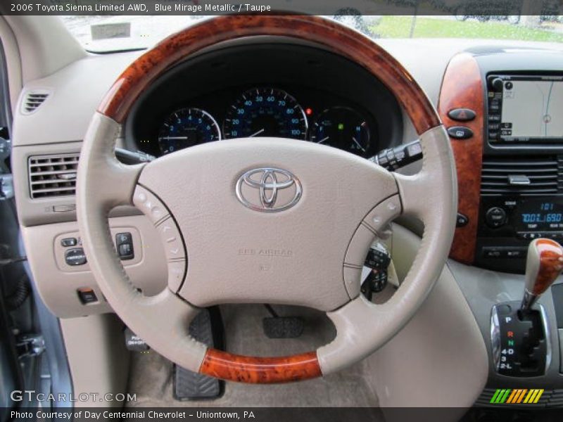 Blue Mirage Metallic / Taupe 2006 Toyota Sienna Limited AWD