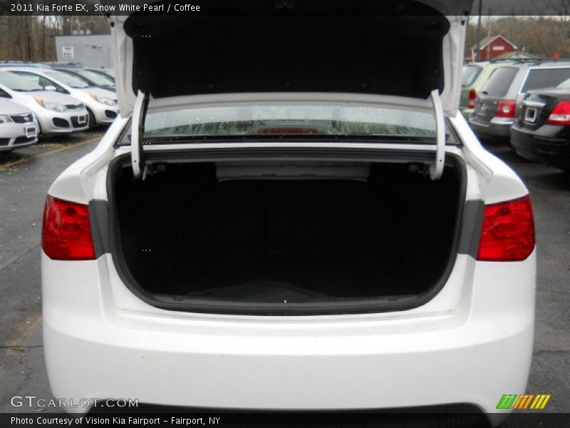 Snow White Pearl / Coffee 2011 Kia Forte EX