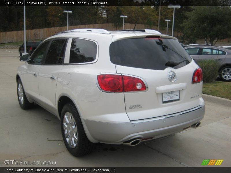 White Diamond Tricoat / Cashmere 2012 Buick Enclave FWD