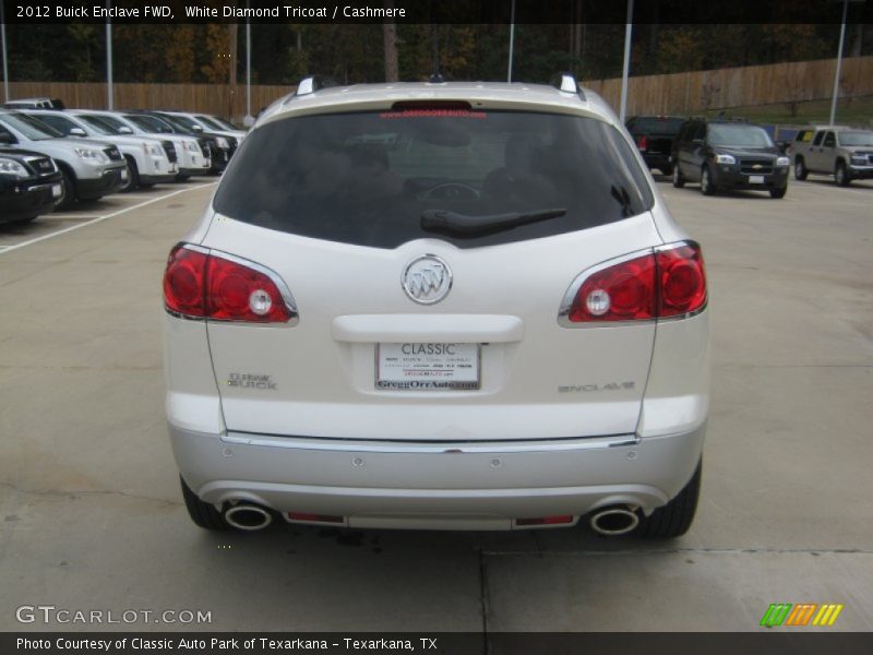 White Diamond Tricoat / Cashmere 2012 Buick Enclave FWD