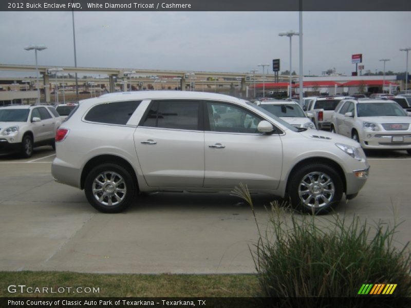 White Diamond Tricoat / Cashmere 2012 Buick Enclave FWD