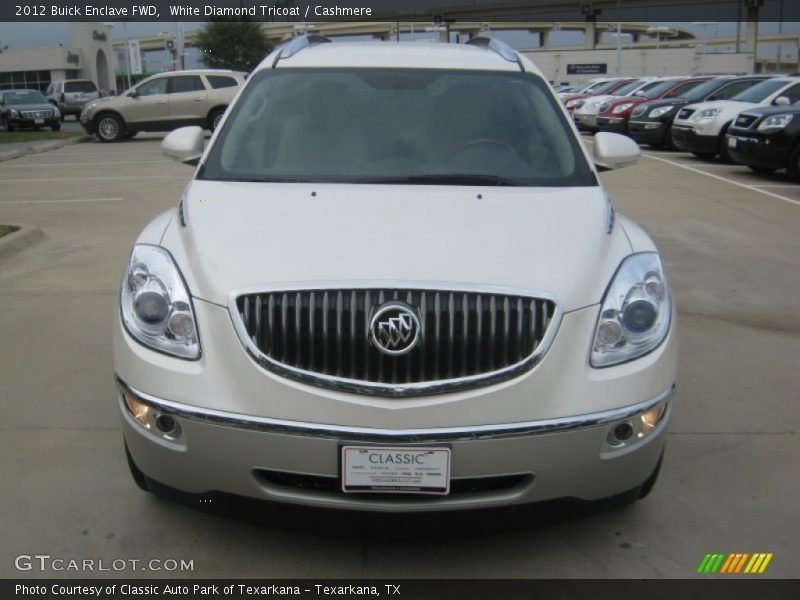 White Diamond Tricoat / Cashmere 2012 Buick Enclave FWD
