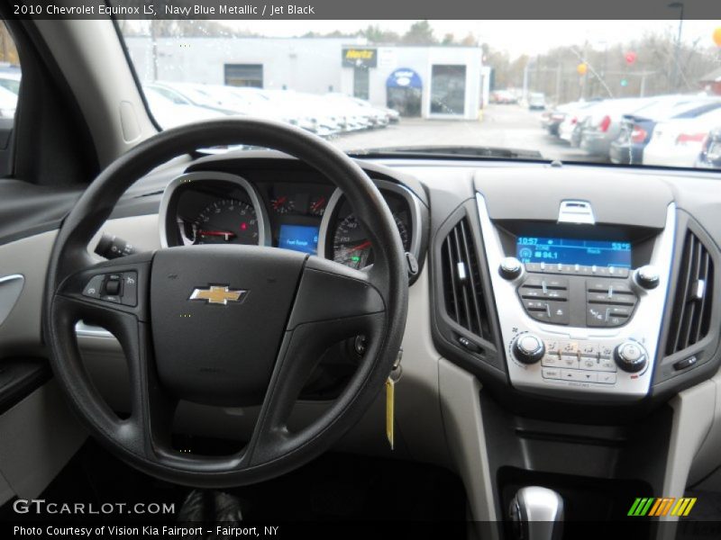 Navy Blue Metallic / Jet Black 2010 Chevrolet Equinox LS