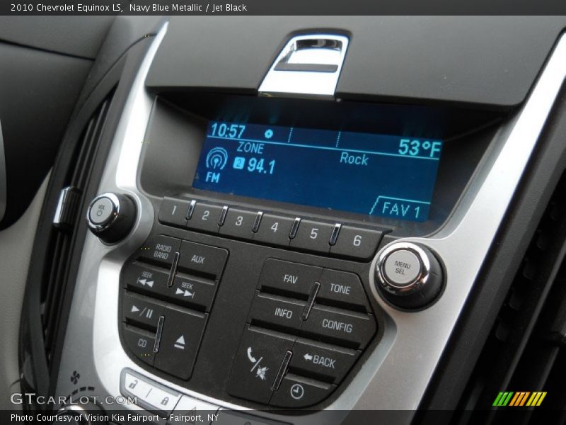 Navy Blue Metallic / Jet Black 2010 Chevrolet Equinox LS