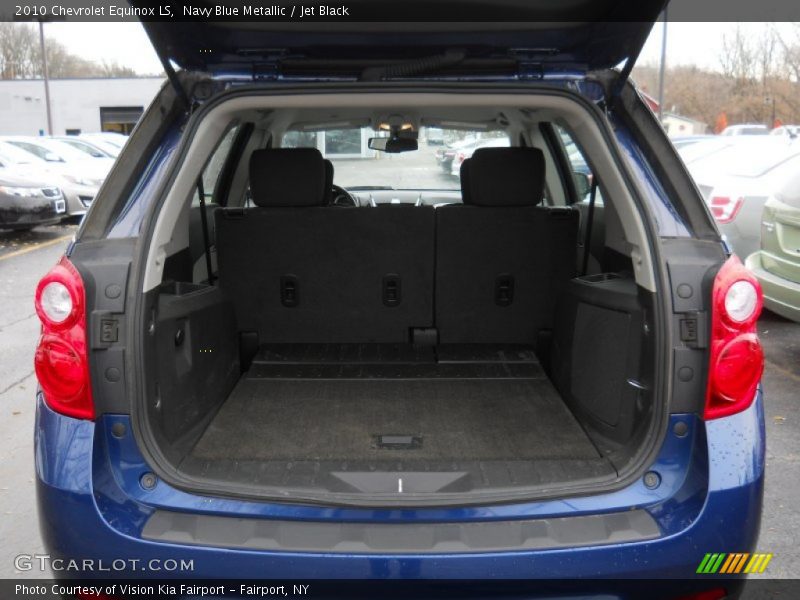 Navy Blue Metallic / Jet Black 2010 Chevrolet Equinox LS