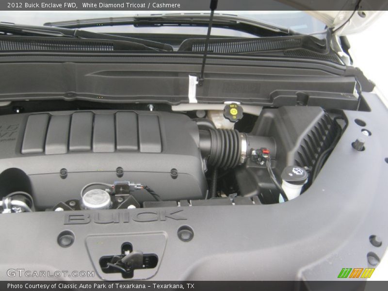White Diamond Tricoat / Cashmere 2012 Buick Enclave FWD