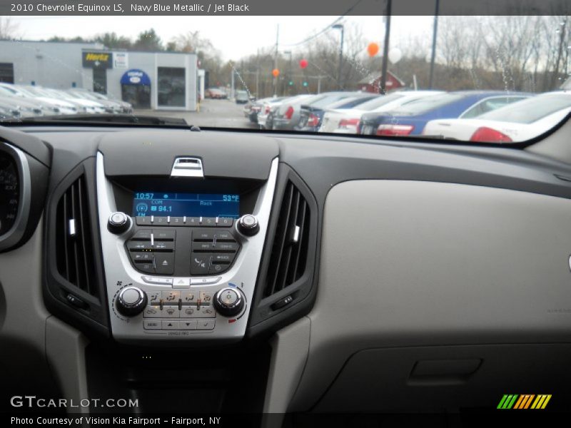 Navy Blue Metallic / Jet Black 2010 Chevrolet Equinox LS
