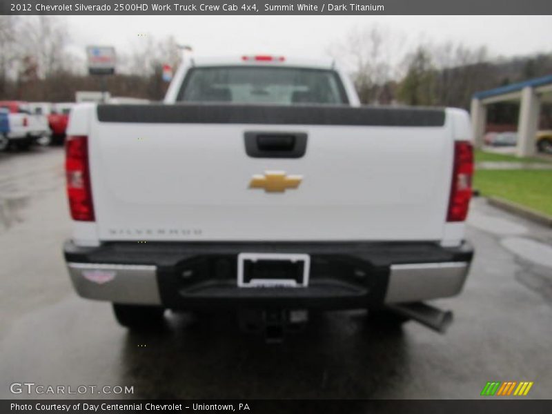 Summit White / Dark Titanium 2012 Chevrolet Silverado 2500HD Work Truck Crew Cab 4x4