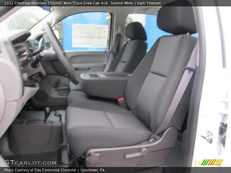 Summit White / Dark Titanium 2012 Chevrolet Silverado 2500HD Work Truck Crew Cab 4x4