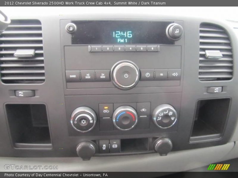Controls of 2012 Silverado 2500HD Work Truck Crew Cab 4x4